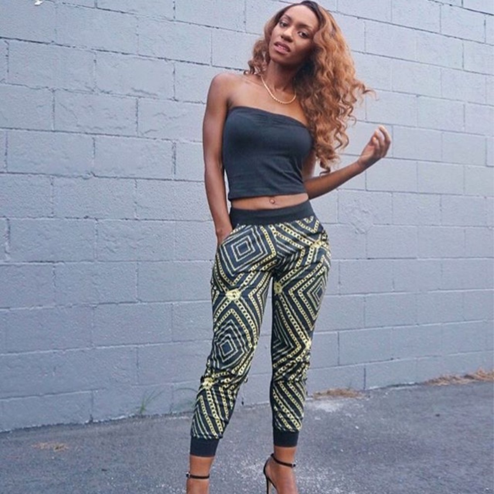 Gold Chain Joggers